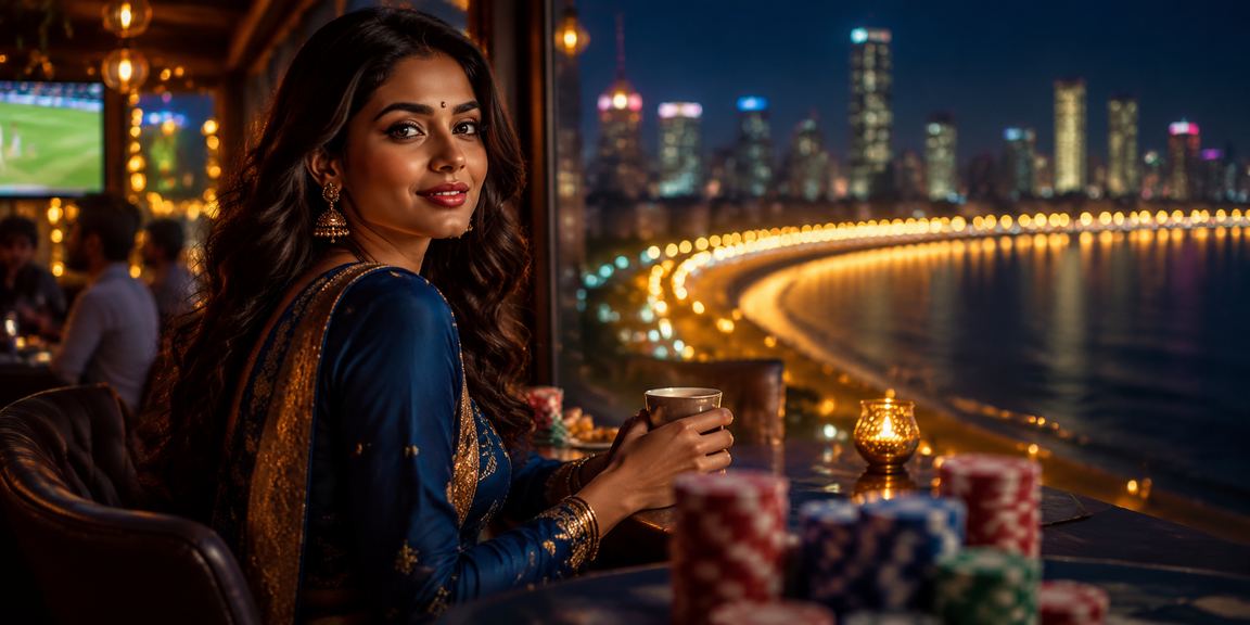 Mobile sports betting user in Mumbai enjoying nh52 on Diwali festival